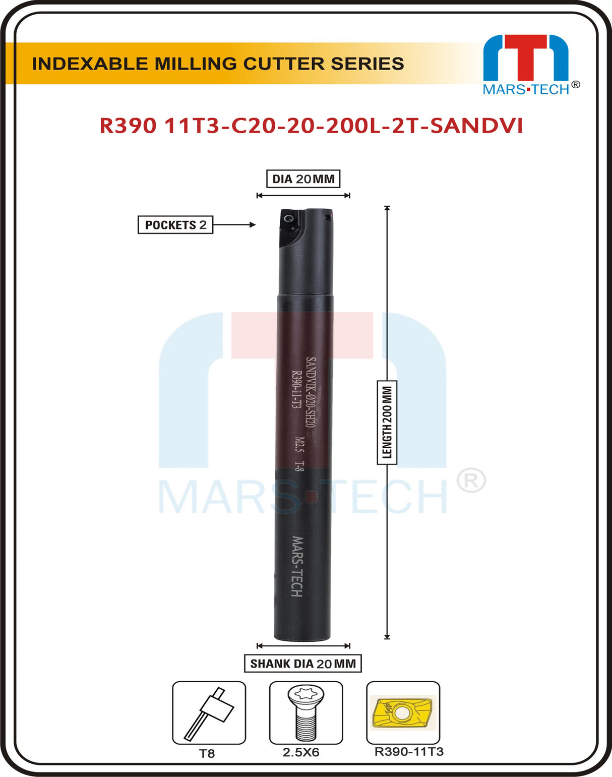 Indexable Inserted Endmill