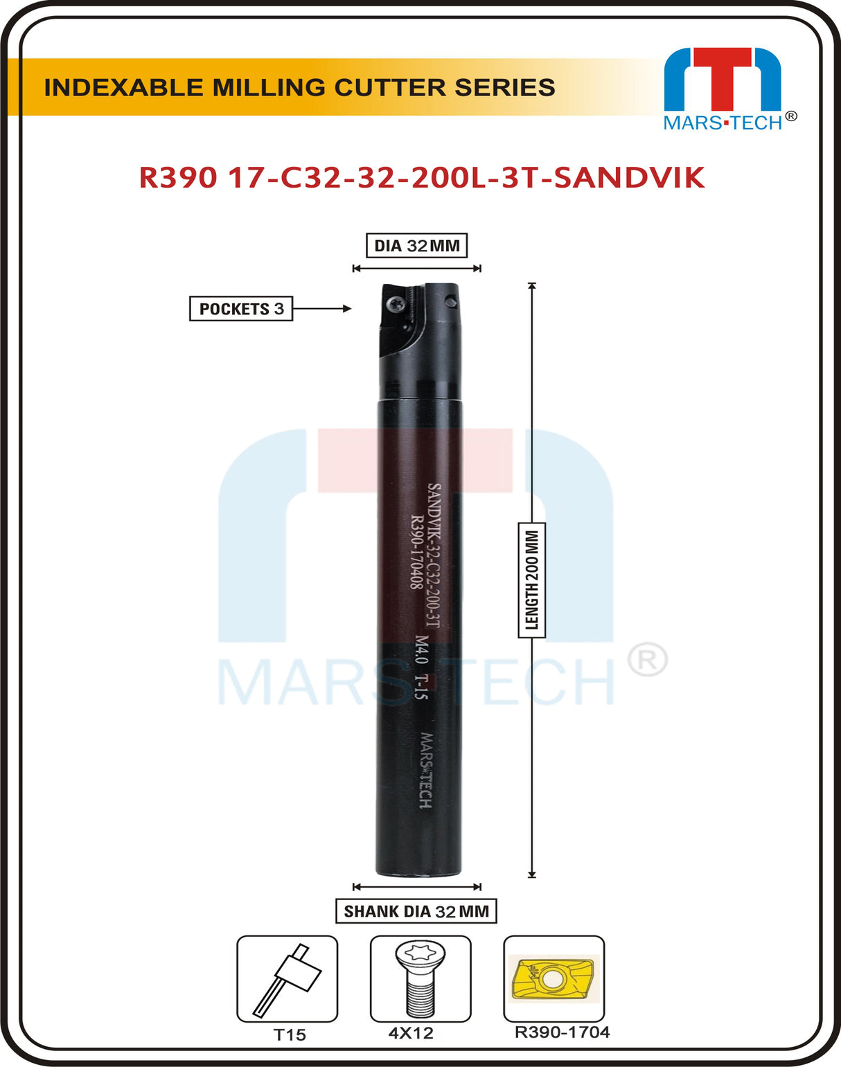 Indexable Inserted Endmill