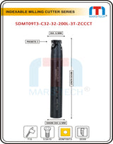 Indexable Inserted Endmill Dia 25 & 32 Mm