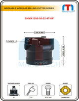 SNMX1206 insert facemill