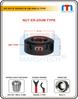 Mars-Tech ER25 Nut UM And M