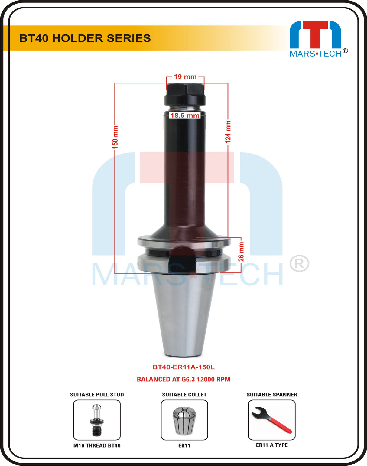 BT40 ER Collet Chuck