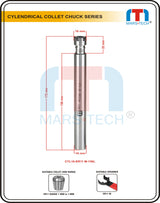 Cylindrical Collet Chuck ER11