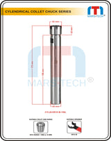 Straight Shank Collet Chuck ER16 A And M Type