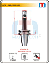 BT40 ER COLLET CHUCK ER16A