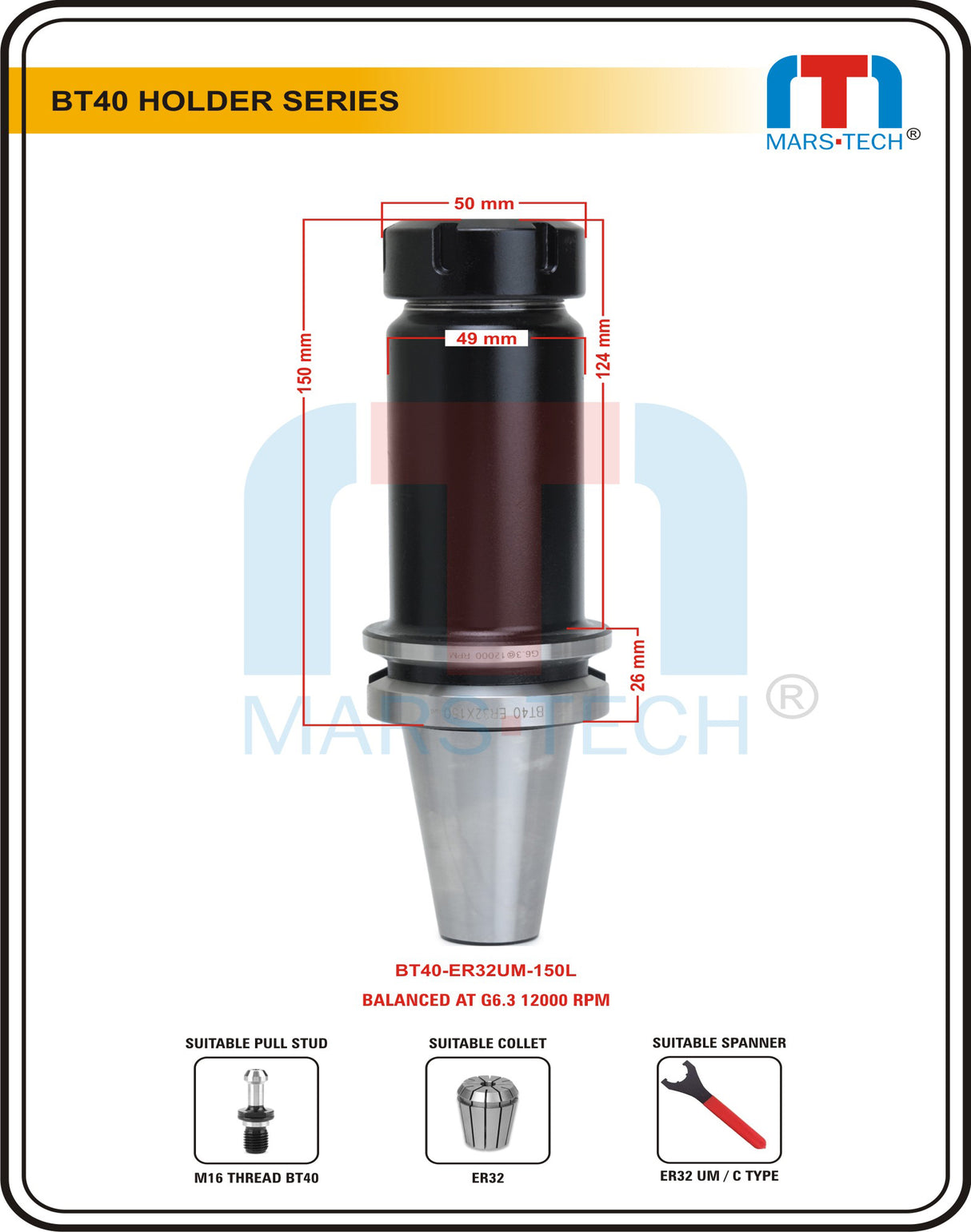 BT40 ER Collet Chuck ER32 UM