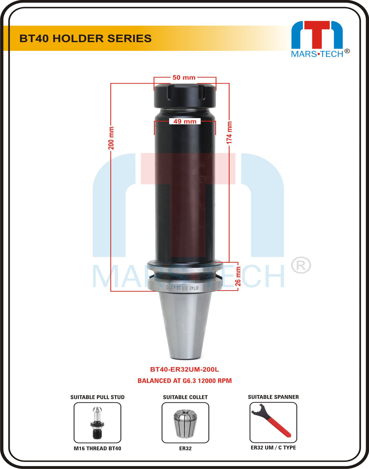 BT40 ER Collet Chuck ER32 UM