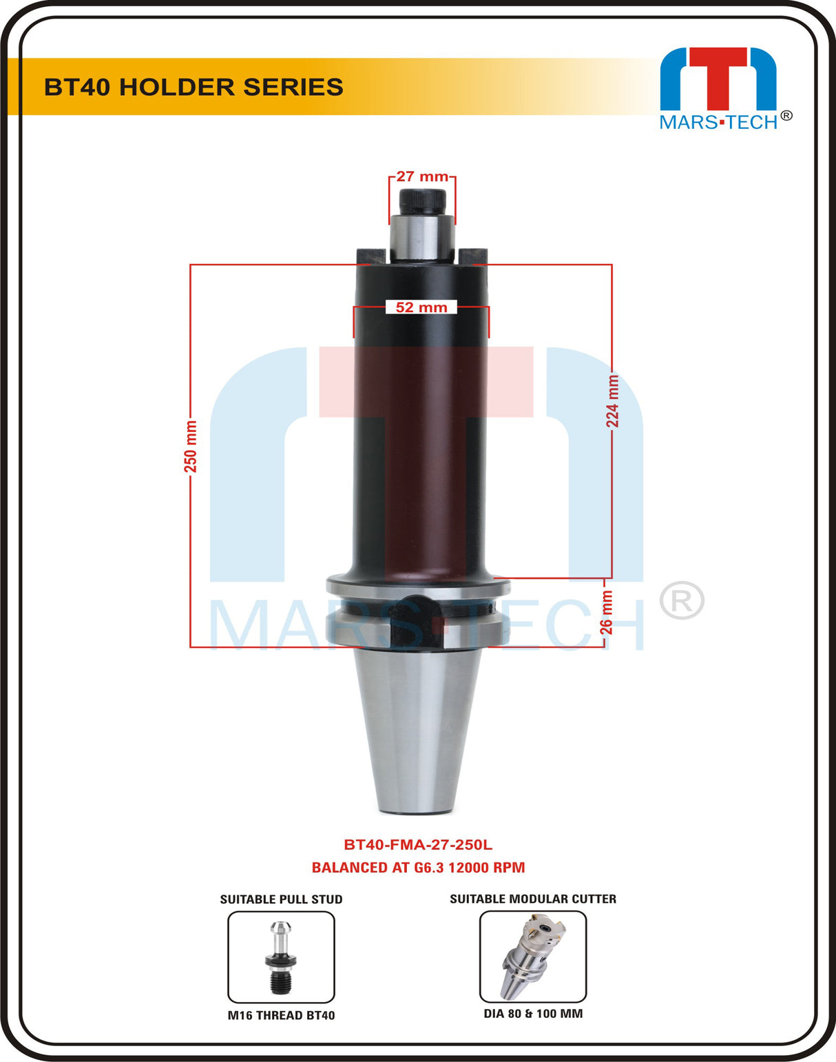 Face Milling Holder