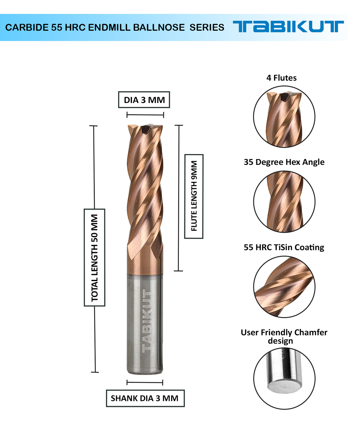 Tabikut Carbide Endmill