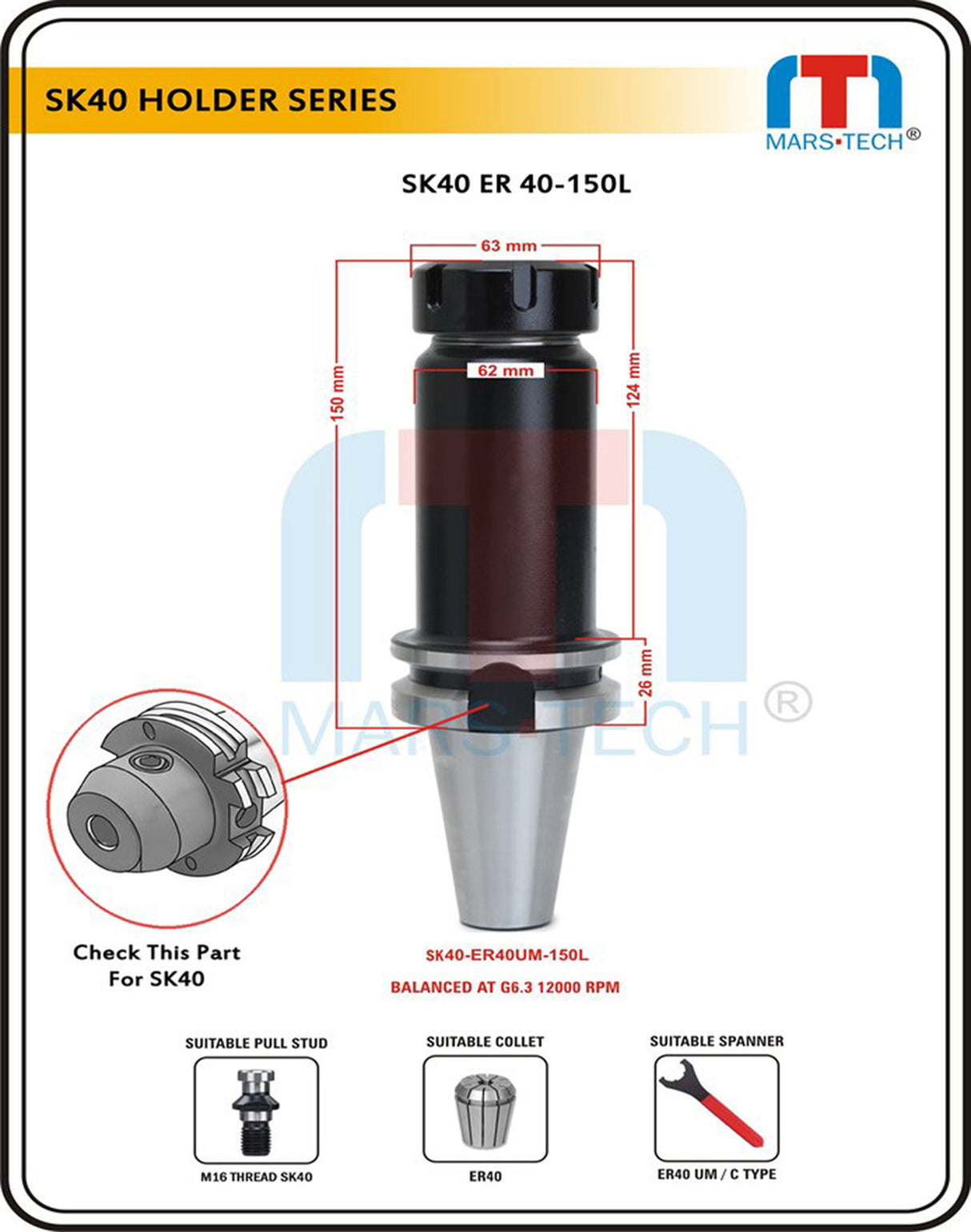 Sk 40 Er Collet Chuck