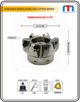 WNMU08 Cutter Dia 80 mm Pack Of 1