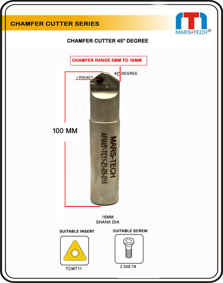 Chamfer Cutter 45 Degree