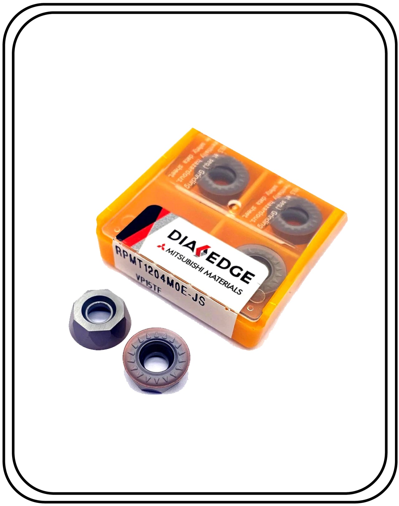 MITSUBISHI R6 Carbide Insert RPMT1204 MOE VP15TF – Jaibros