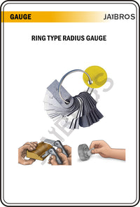 Thumbnail for Radius gauge ring type 0.75 TO 5 MM