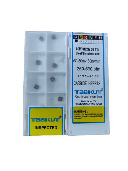 SOMT040202 Tabikut carbide insert steel grade pack of 10