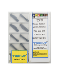 Thumbnail for TDC Grooving Insert 2/3/4 mm Suitable To Taegutec Holder Pack Of 10