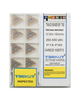 TNMG1604/04/08/12 BF T60 Tabikut Stainless Steel Grade insert pack of 10