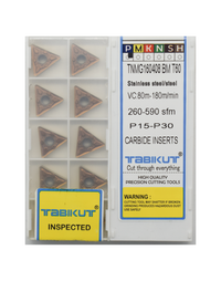 Thumbnail for TNMG1604/04/08/12 BM T60 Tabikut Stainless Steel Grade insert pack of 10