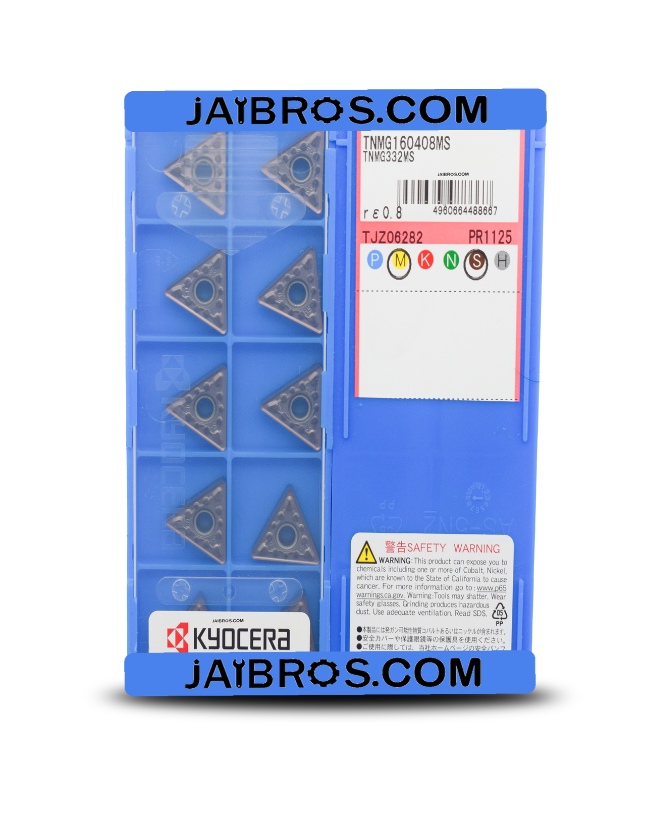 Kyocera TNMG160404/8 MS PR1125 Pack of 10