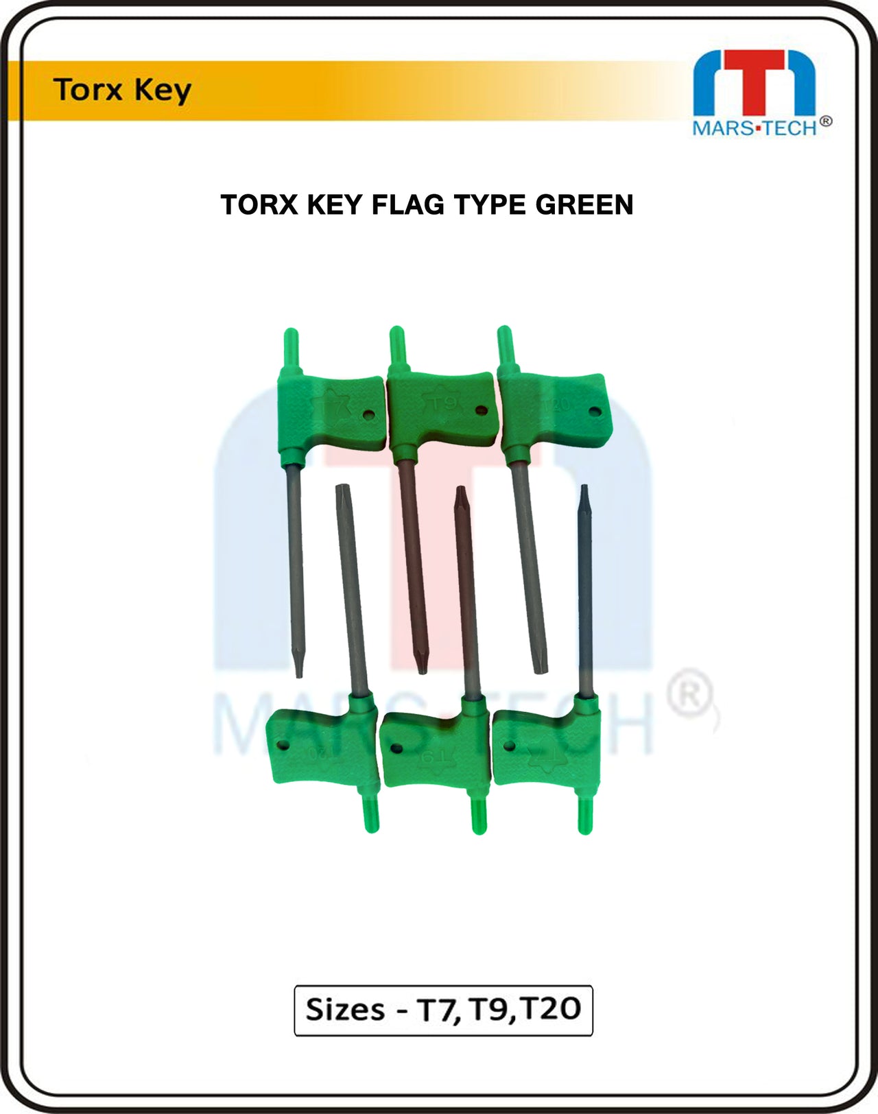 Torx Key Green Color