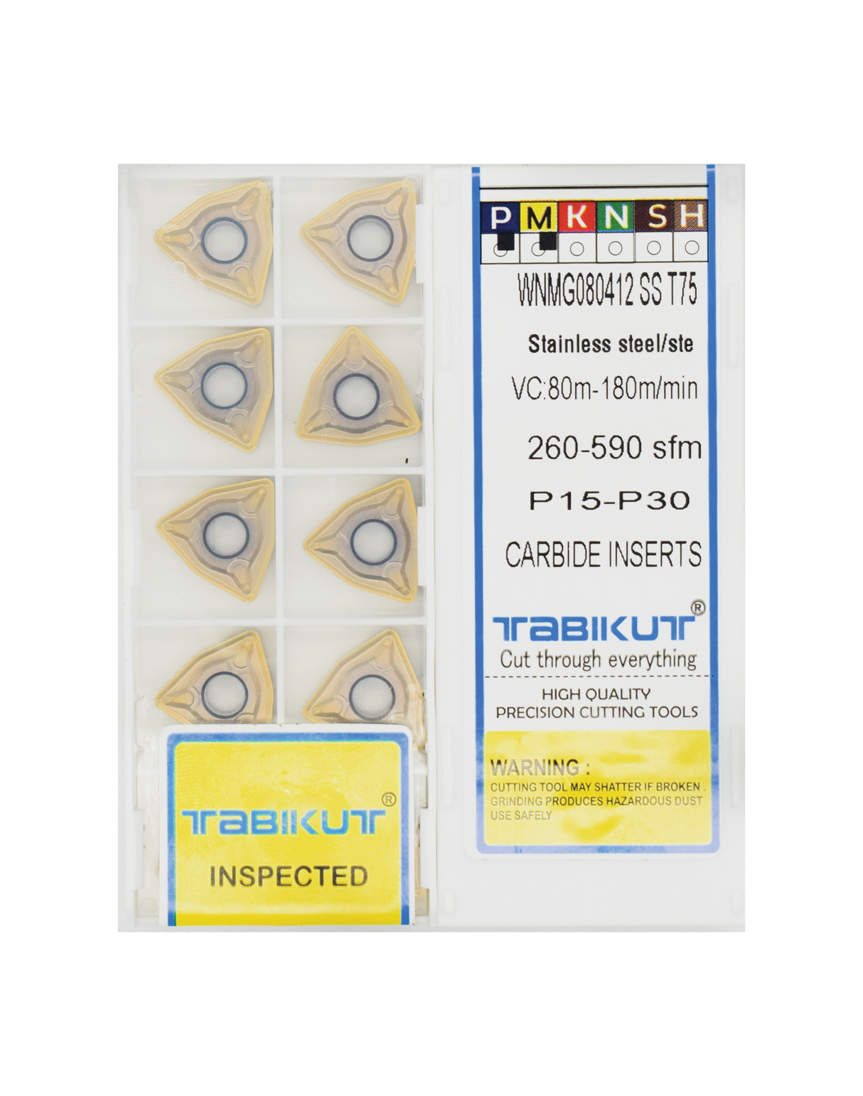 WNMG080408 specially stainless steel TABIKUTcarbide insert (1box) pack of 10