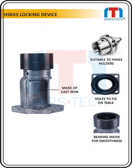 HSK63 Tool holder fixuture