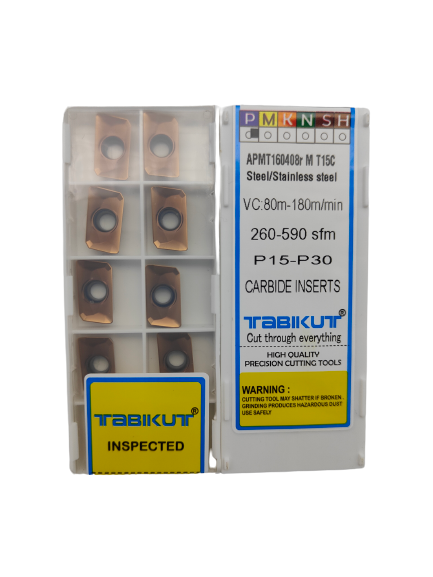 APMT160408 T15C TABIKUT Carbide Insert .8 Insert pack of 10