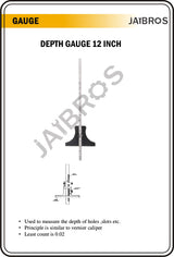 Depth Gauge 12 Inch 300mm