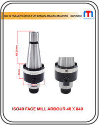 Thumbnail for ISO 40 Holder face mill arbor adaptor