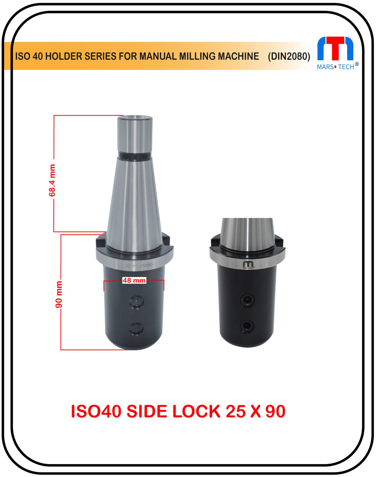 ISO40 Side lock holder