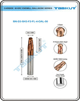 3mm Carbide Ballnose | ball nose 3mm