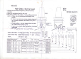 NBH2084 (10 micron Graduation) boring head bt50 pack of 1 kit