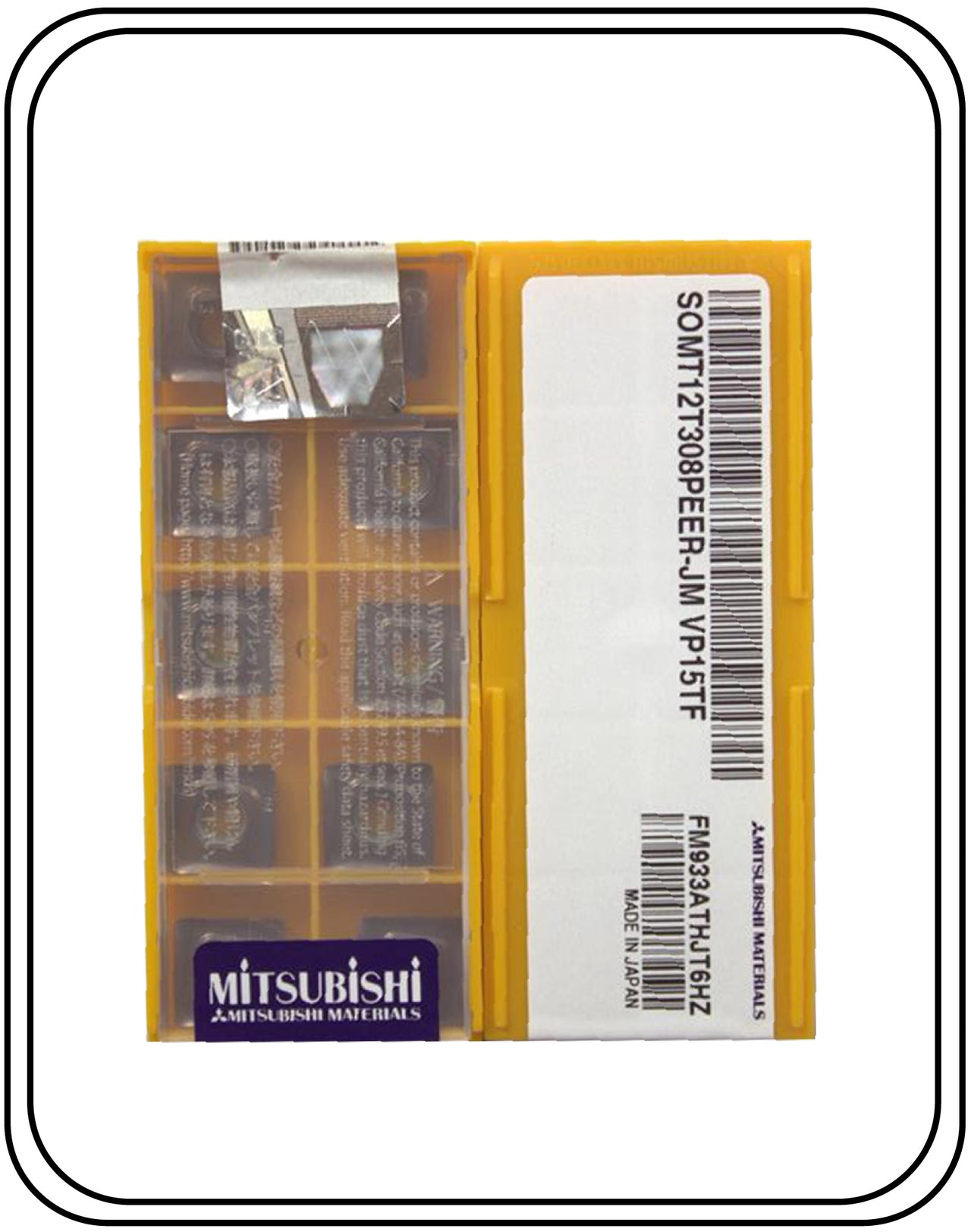 SOMT12T308 Carbide Insert MITSUBISHI/DIAEDGE Pack of 10